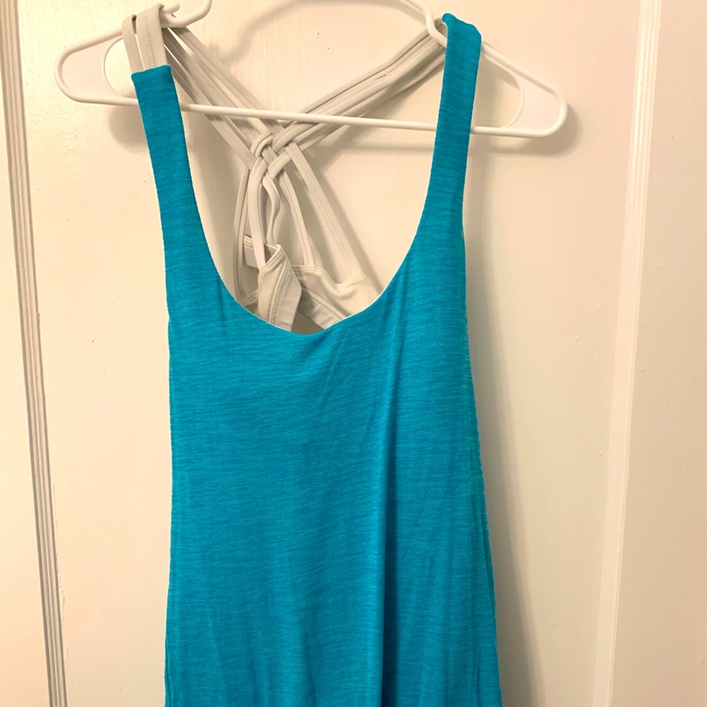 Slay the Studio 2-in-1 Tank, Built-In Bra- size 10